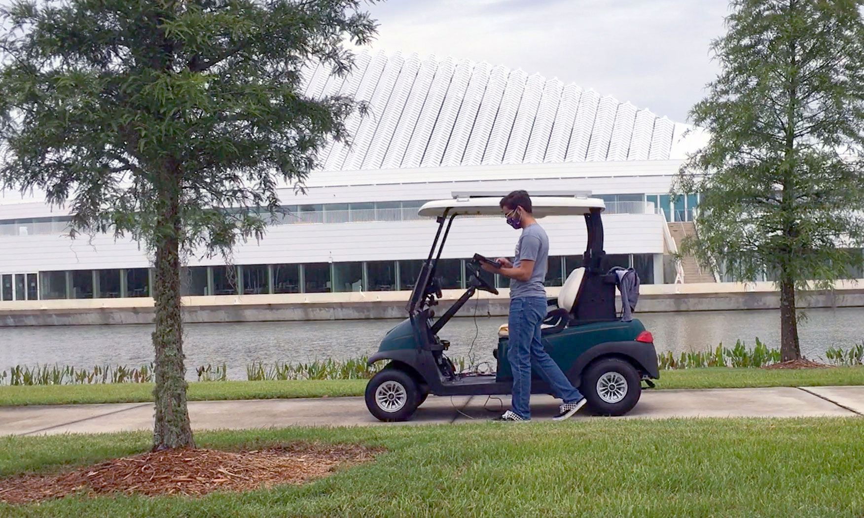 Autonomous golf cart team