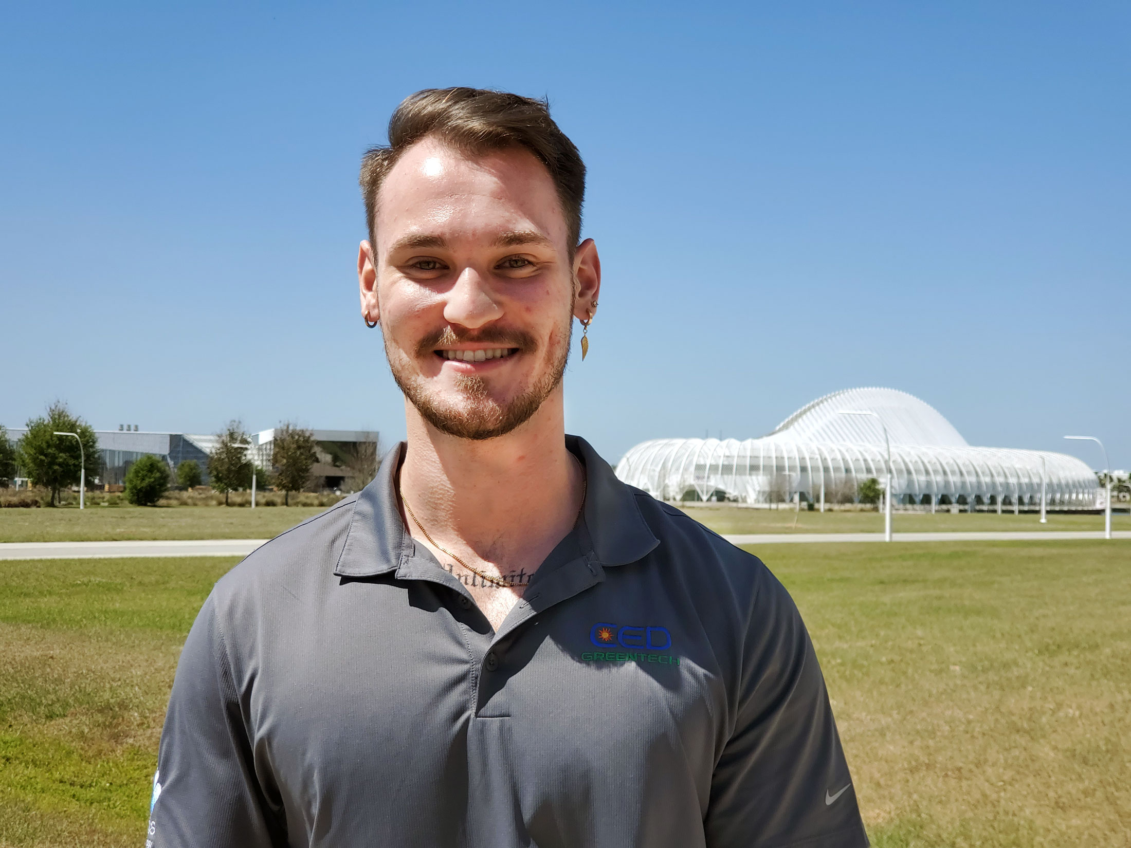 Zachary "Zeus" Unson is a Florida Polytechnic University alumnus working at CED Greentech.