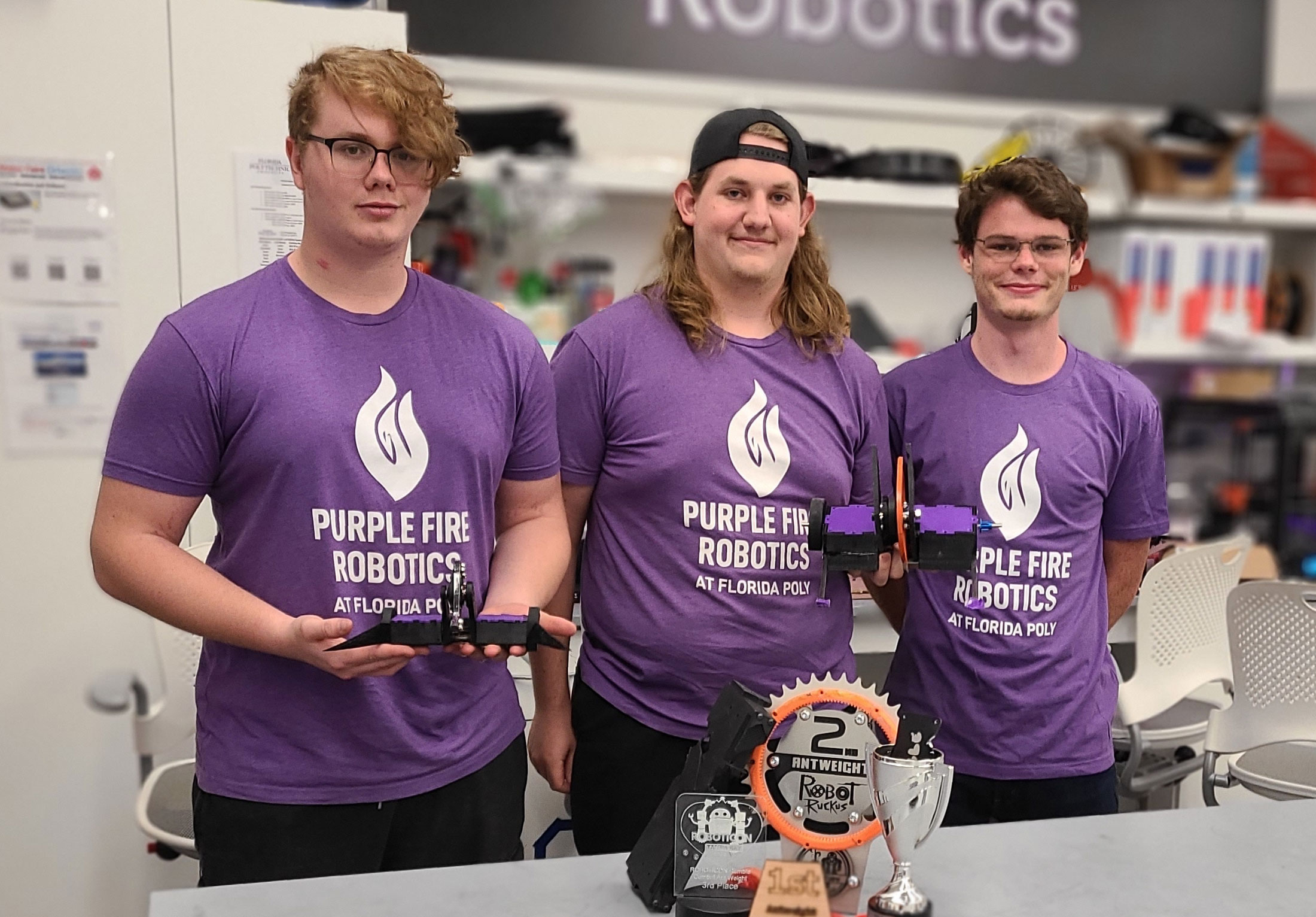 Purple Fire Robotics team